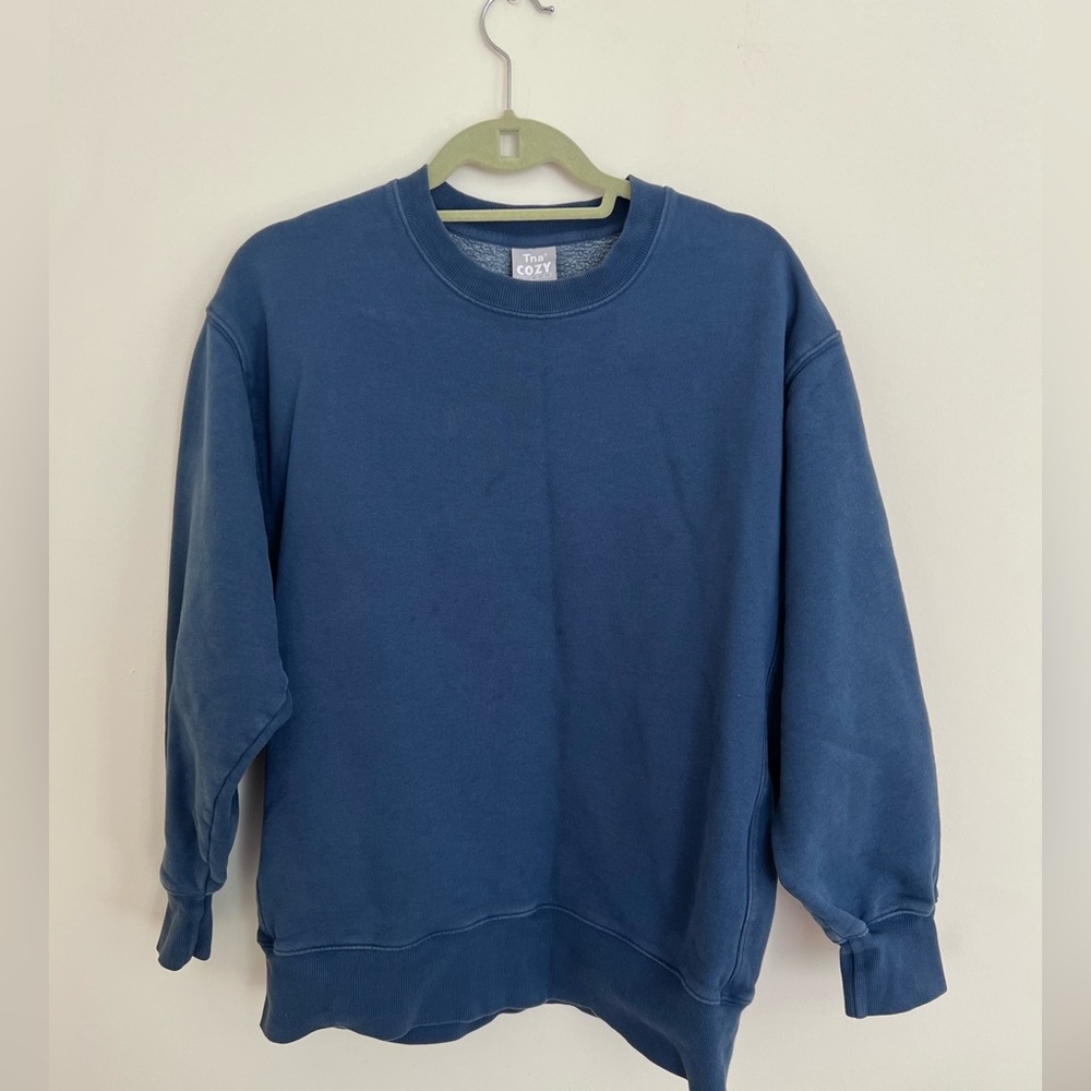 [SET] Aritzia TNA Cozy Sweatsuit in Admiral Blue